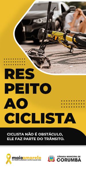 Câmara de Corumbá - Maio Amarelo 2026