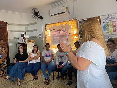 ESF Romeu Albaneze promove ação do Janeiro Branco sobre saúde mental