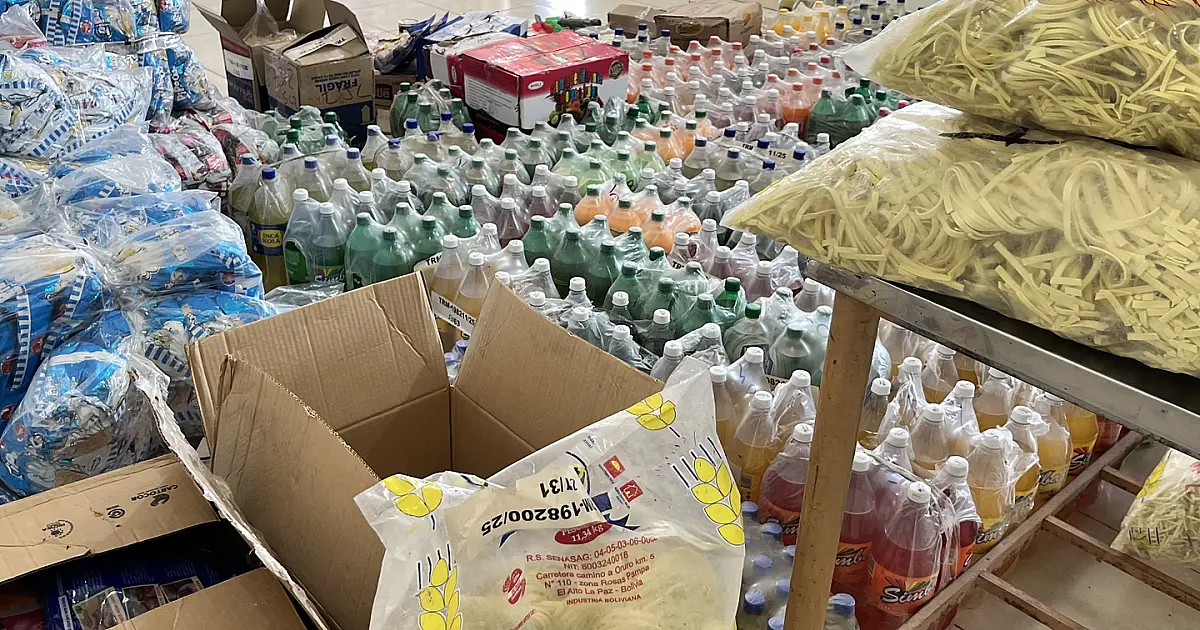 Alimentos apreendidos pela Receita contribuem para ações sociais em Ladário