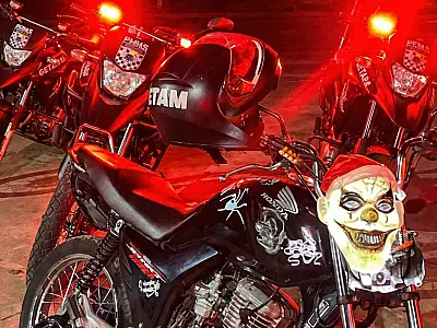 Motociclista foge de abordagem e é detido por direção perigosa em Corumbá