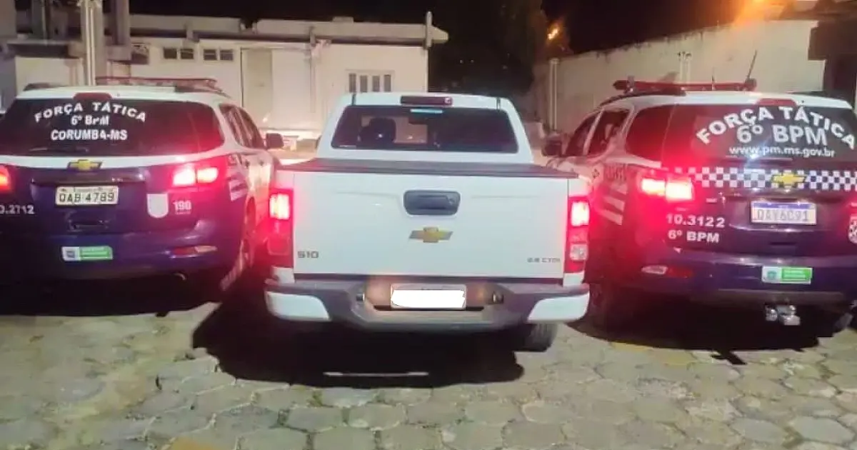 PM frusta golpe em locadora e recupera dois veículos que seriam levados para a Bolívia