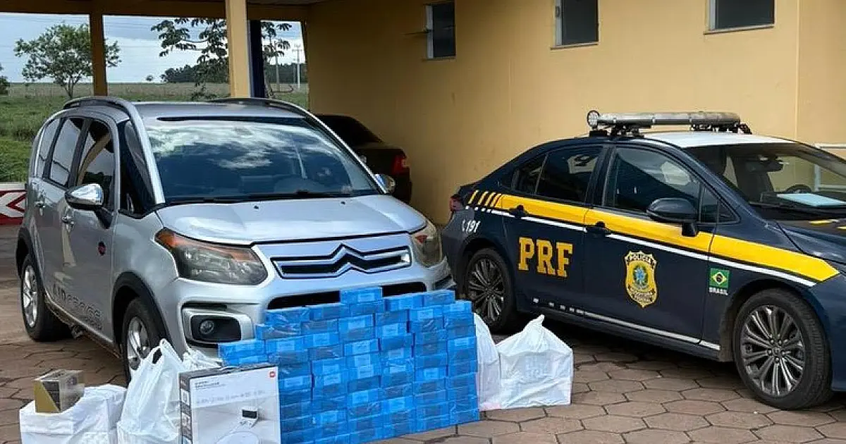 PRF prende homem com medicamentos emagrecedores na cueca