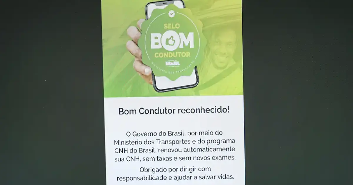 Renovação automática de CNH beneficia 300 mil na primeira semana