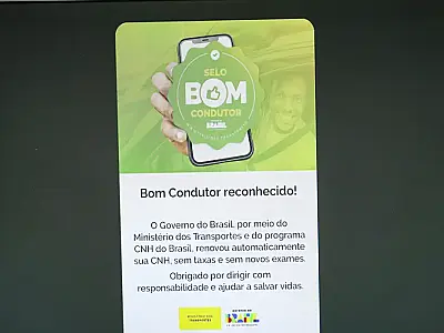 Renovação automática de CNH beneficia 300 mil na primeira semana