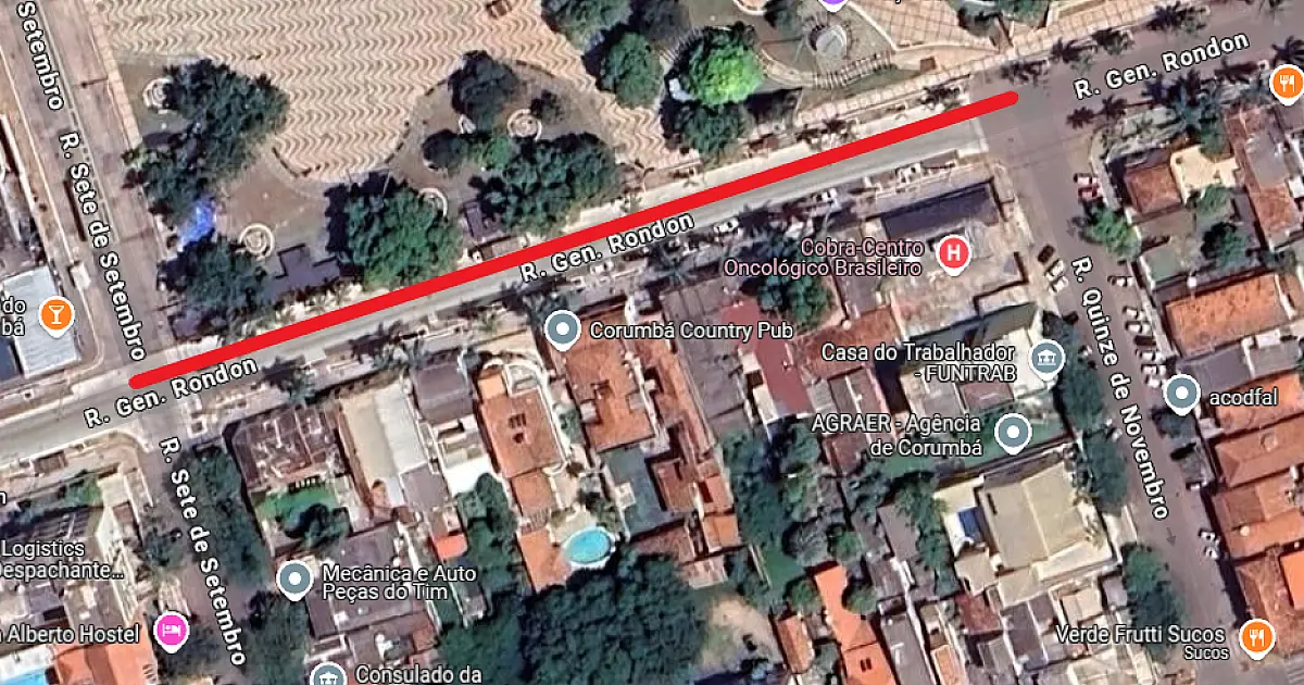 Trecho da Avenida General Rondon é interditado para montagem da estrutura do Carnaval