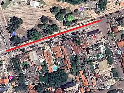 Trecho da Avenida General Rondon é interditado para montagem da estrutura do Carnaval