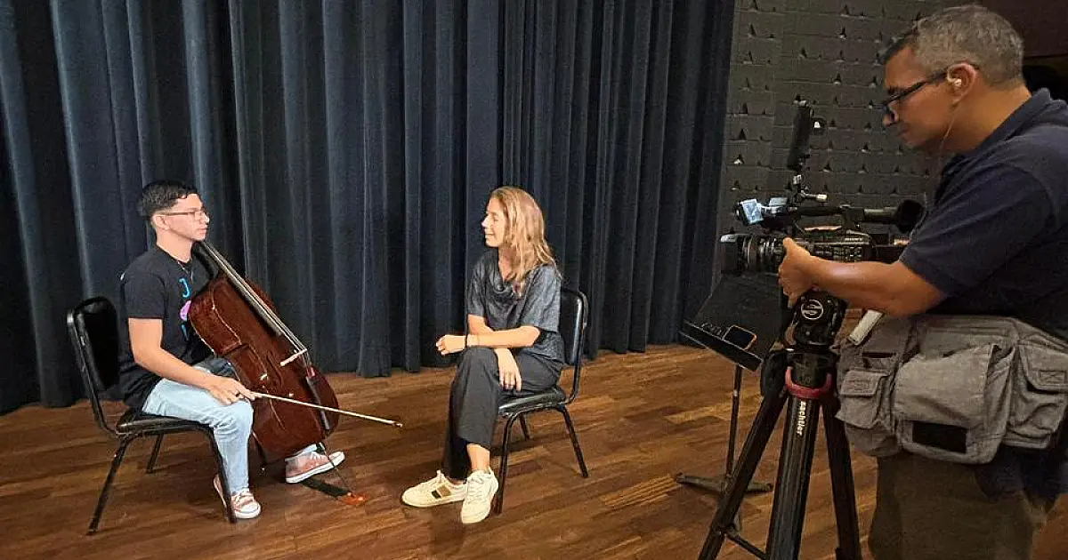 De Corumbá ao Jornal Hoje: violinista Valério Reis ganha destaque nacional