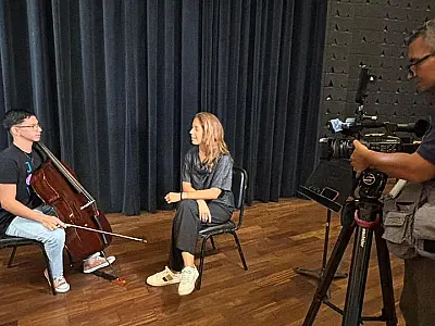 De Corumbá ao Jornal Hoje: violinista Valério Reis ganha destaque nacional