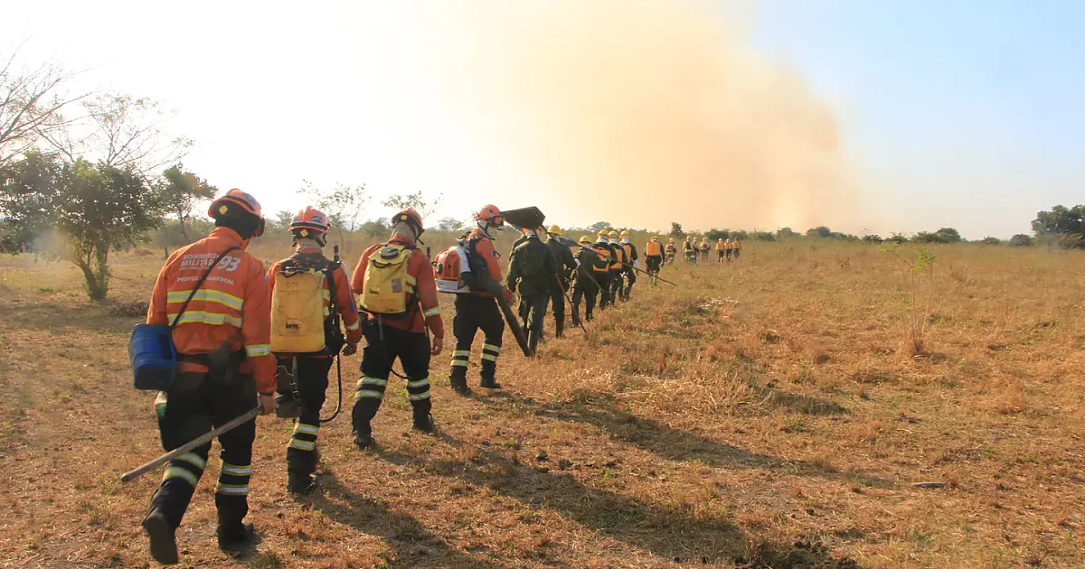 Operação Pantanal realiza troca de militares para combater focos no Paiaguás e Abobral