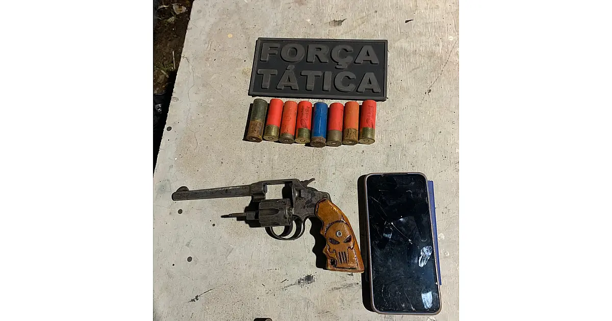 Confronto em Corumbá termina com dois suspeitos detidos e armas apreendidas