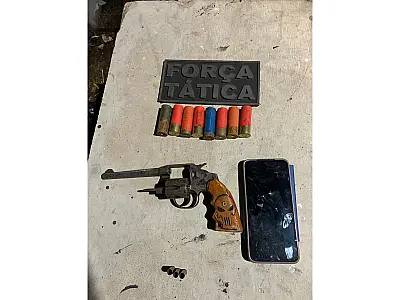 Confronto em Corumbá termina com dois suspeitos detidos e armas apreendidas
