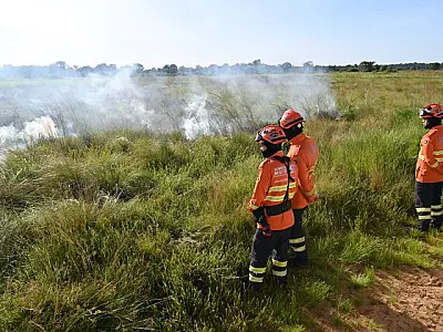 Ação inédita de queima controlada inicia por unidade de conservação em Corumbá e Aquidauana