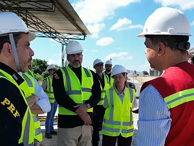 PRF acompanha progresso das obras da Ponte Bioceânica em Porto Murtinho