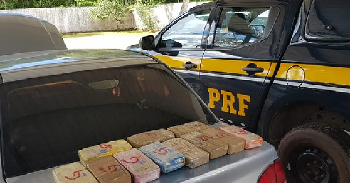 PRF apreende 12 Kg de cocaína que saíam de Corumbá para capital