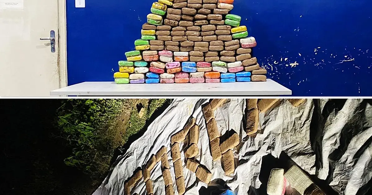 Barco é flagrado com 134 quilos de drogas no porto do Distrito de Albuquerque
