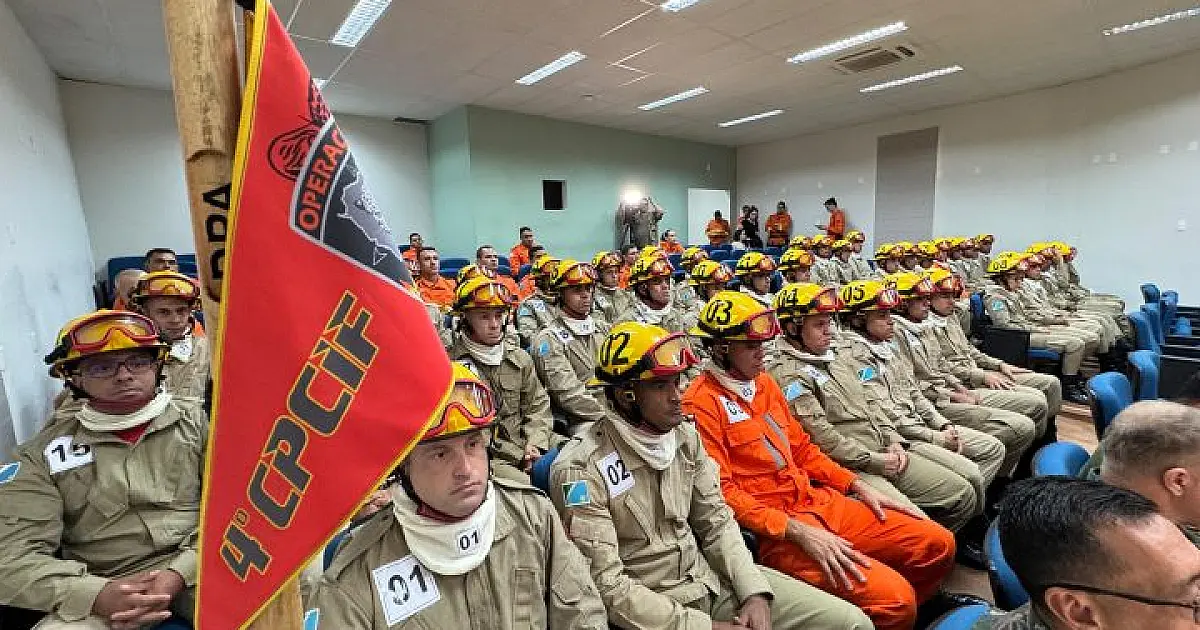 Bombeiros participam de treinamento intensivo para combate aos incêndios no Pantanal