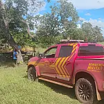 Bombeiros resgatam mulher com fortes dores na região da Nhecolândia