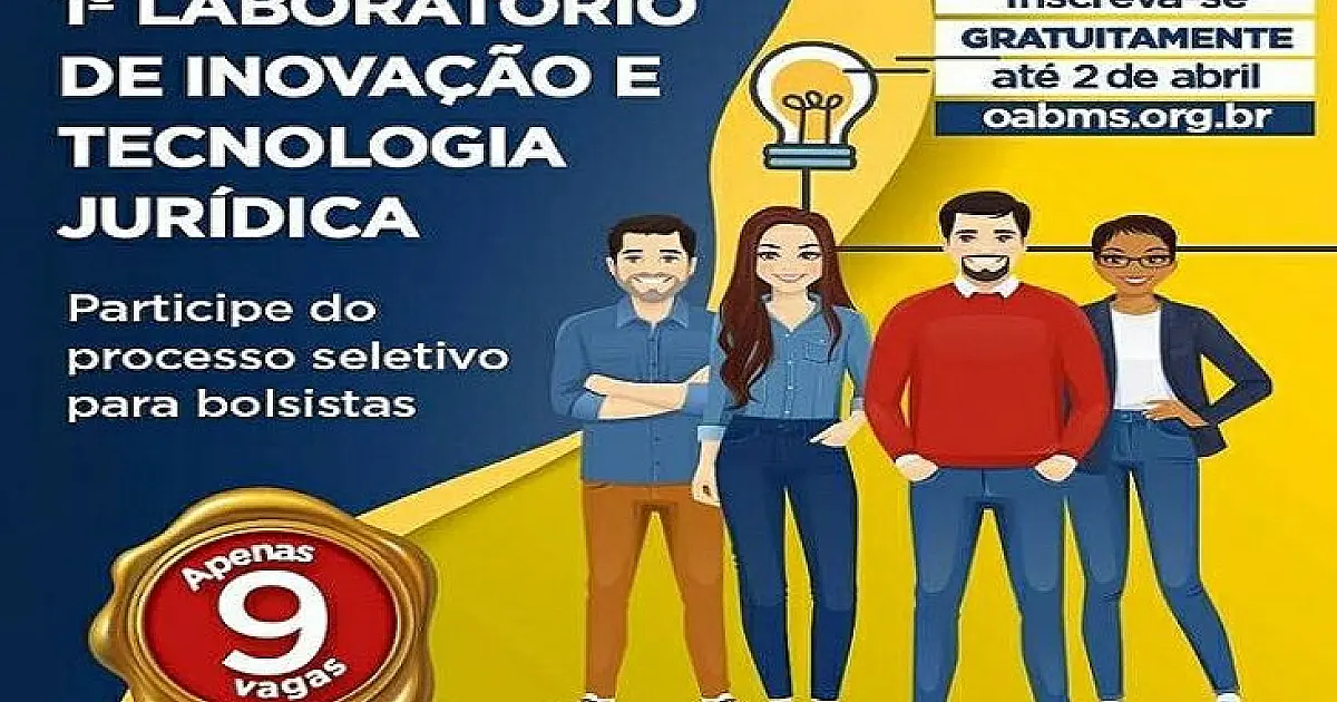 Fundect  e OAB/MS abrem processo seletivo com bolsas de até R$ 3 mil