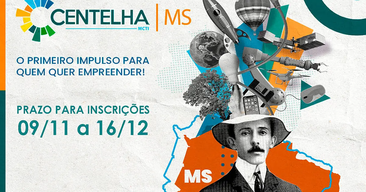 Inscrições abertas para o Programa Centelha de incentivo ao empreendedorismo em MS