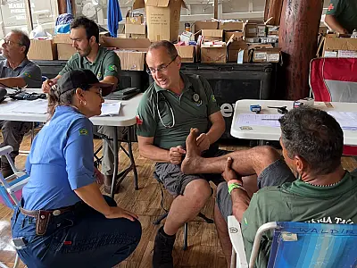 Mesmo sob chuva, expedição leva saúde e esperança ao Pantanal