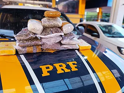 Droga que saiu de Corumbá é apreendida na BR 262