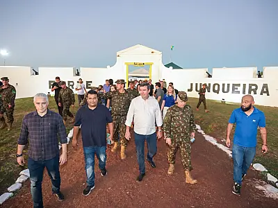 Em passagem por Corumbá, governador visitou Forte Junqueira e Moinho Cultural