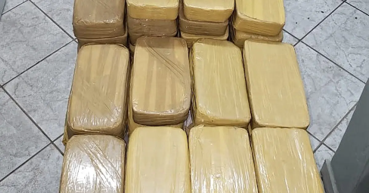 Polícia Federal apreende 154,6 kg de cocaína em Corumbá