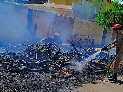 Incêndios em lixo mobilizam Bombeiros em Corumbá; já são 40 casos em 2026