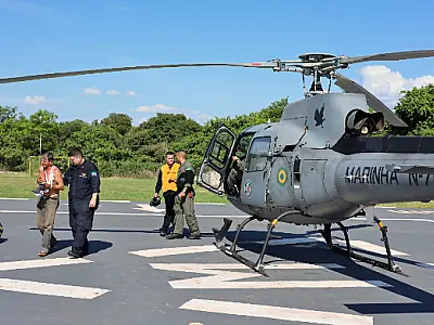 Em 24 horas: Marinha faz dois resgates aéreos no Pantanal do Paiaguás