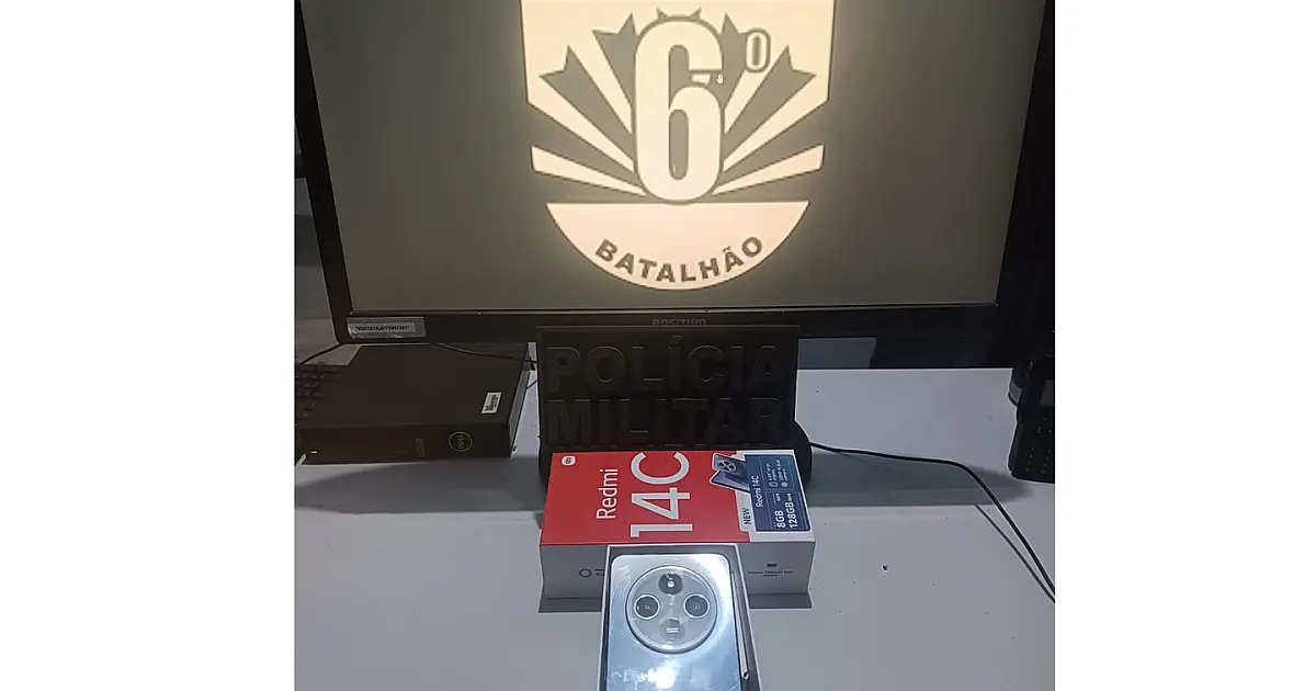 PM recupera celular roubado após assalto com faca em Corumbá