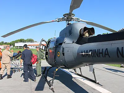 Aeronave resgata mulher vítima de colisão com porteira no Pantanal