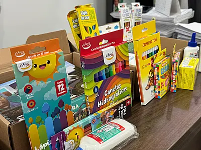 Ladário entrega kits escolares no inicio de junho e promete não atrasar em 2026