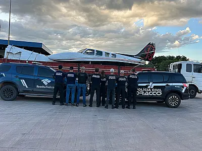 Receita Federal apreende aeronave com indícios de exportação irregular
