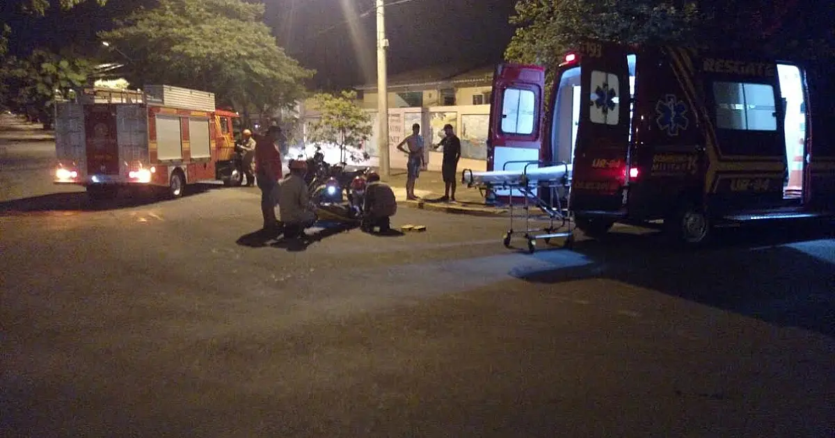 Vítima de colisão é resgatada com dores no ombro