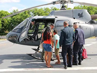 Criança de 8 anos é resgatada de helicóptero no Pantanal