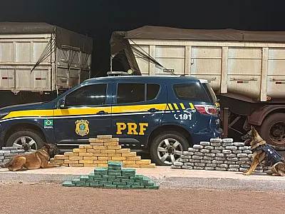 Caminhão com minério que saiu de Corumbá é flagrado com drogas na BR 262