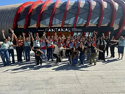 Estudantes da REME de Ladário visitam o Bioparque Pantanal