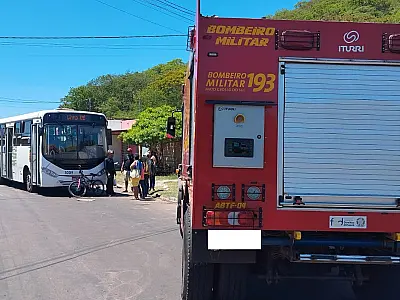 Criança de 12 anos é atropelada por ônibus no bairro Cravo Vermelho