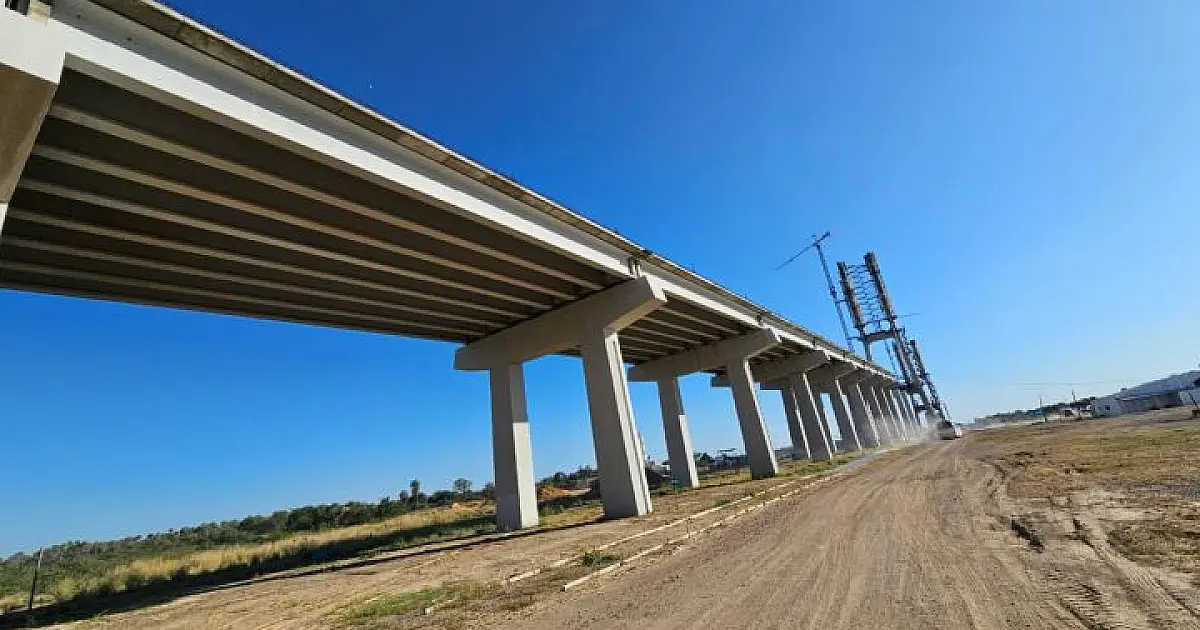 Ponte Binacional da Rota Bioceânica atinge 75% de execução