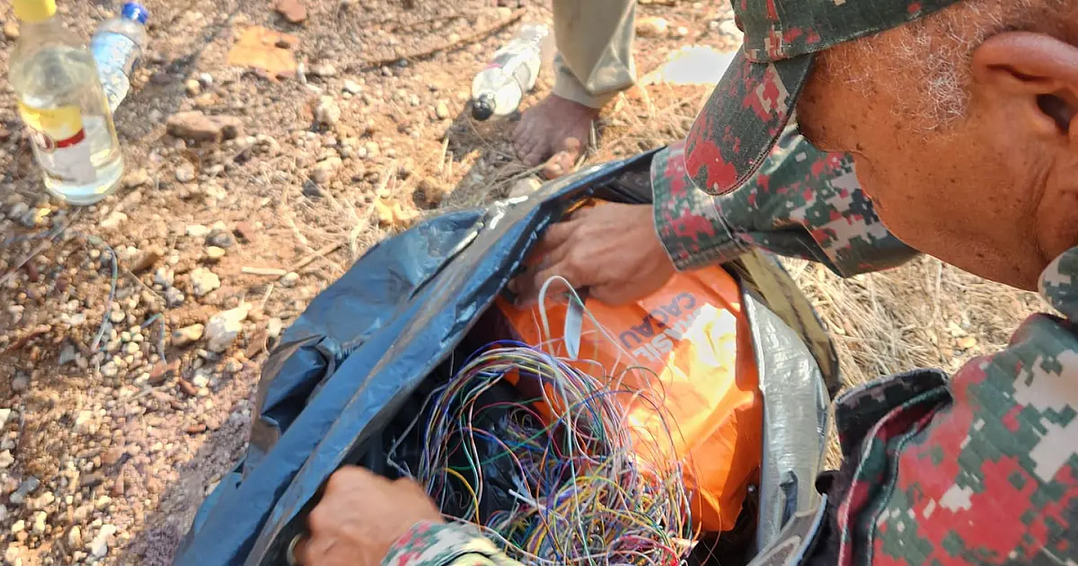 Homem é flagrado furtando fios de cobre na rodovia Ramon Gomez