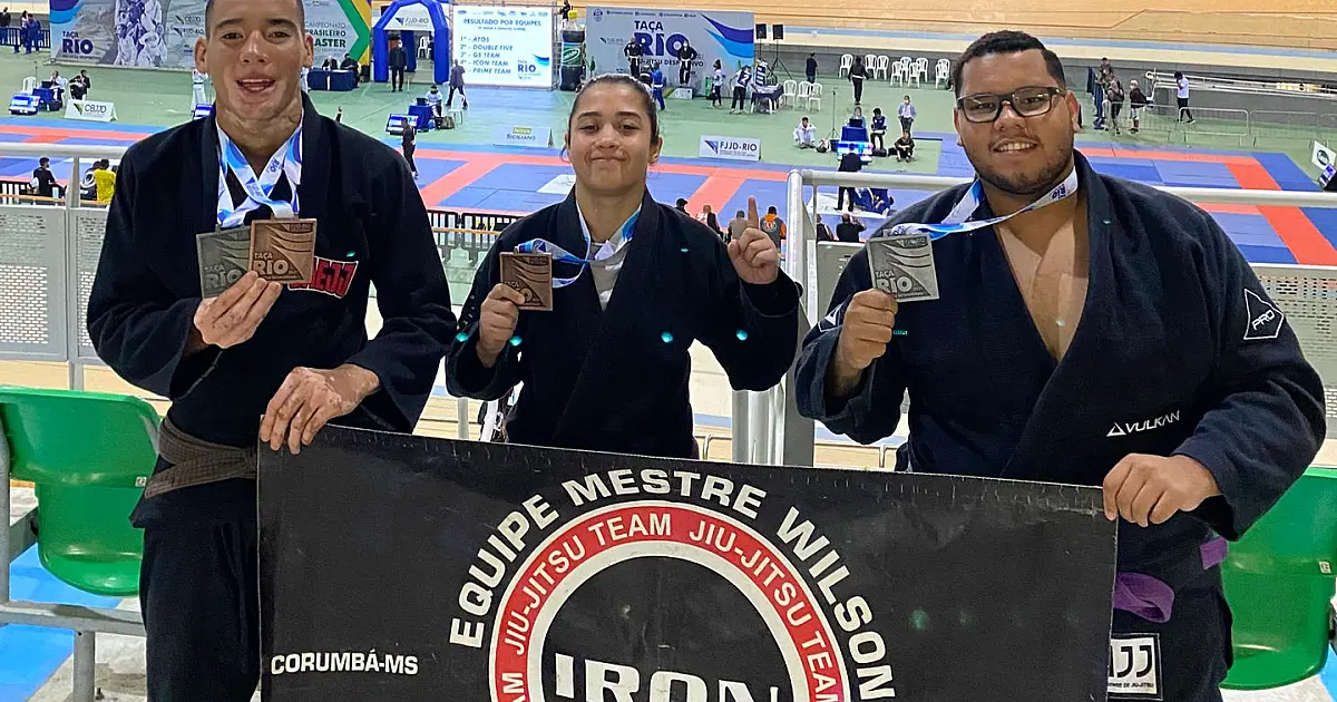 Lutadores de Corumbá vencem campeonatos de Jiu-Jitsu no Rio de Janeiro