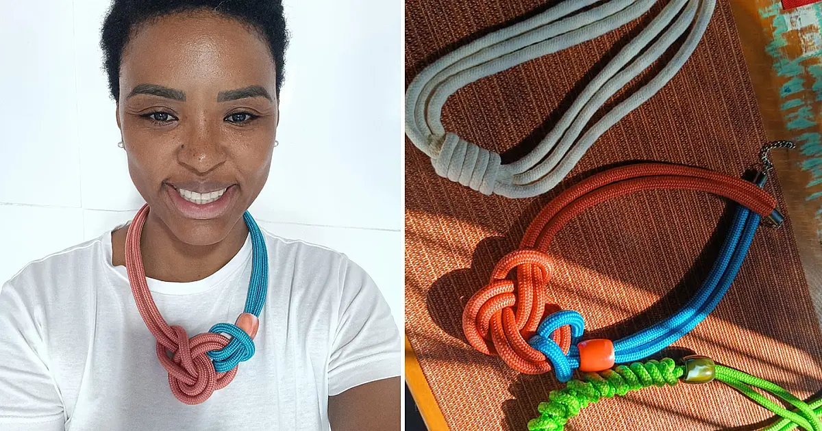 Corda náutica vira acessório de moda nas mãos de empreendedora em Ladário