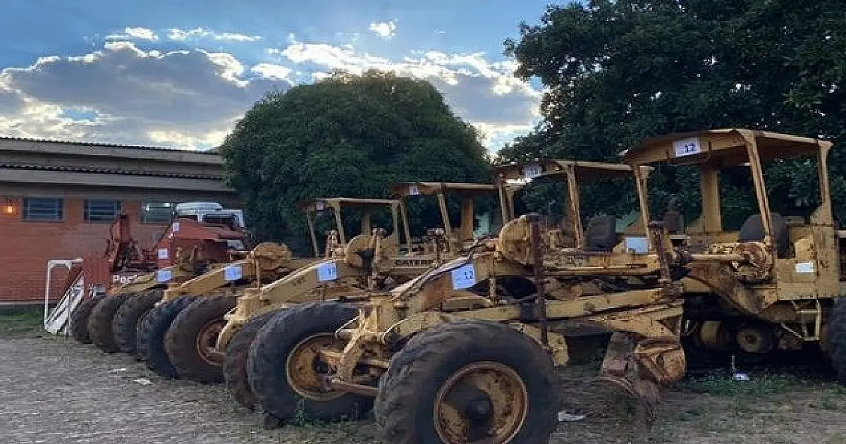 Leilão de equipamentos rodoviários da Agesul acontece nesta quinta-feira