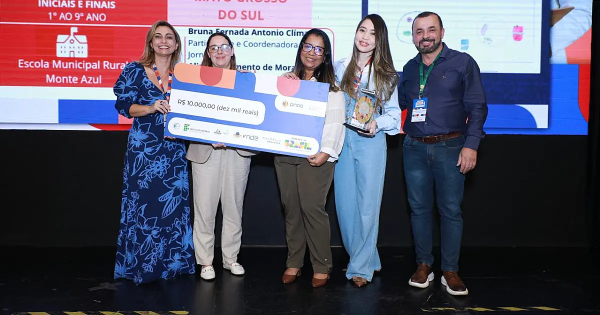 Escola rural de Corumbá é premiada por projeto de alimentação escolar