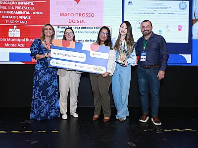 Escola rural de Corumbá é premiada por projeto de alimentação escolar