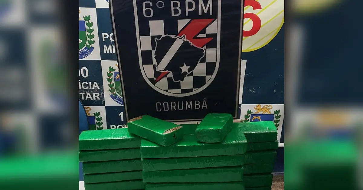 Mais de 15 quilos de maconha são impedidos de entrar em Corumbá