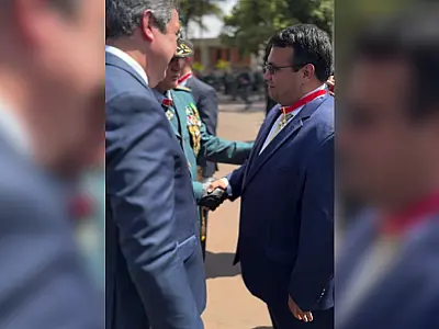 Prefeito de Corumbá recebe Medalha do Mérito Policial-Militar