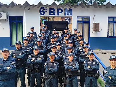Corumbá e Ladário recebem reforço de 32 novos policiais militares