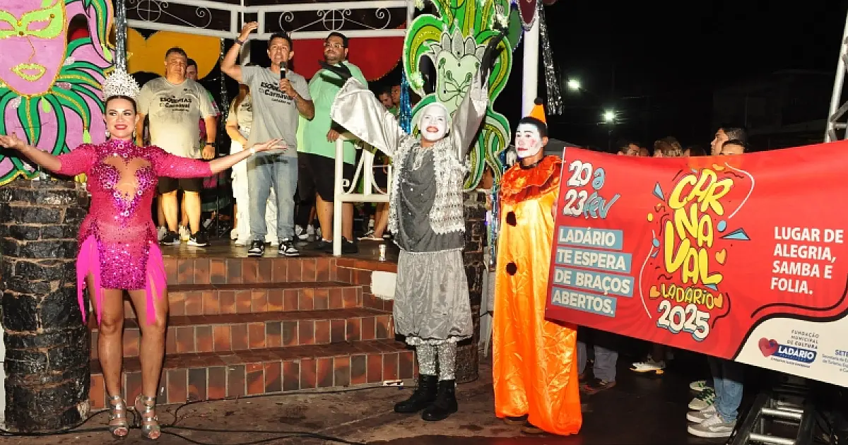 "Este será o melhor Carnaval que Ladário já viu", diz prefeito no lançamento da programação oficial