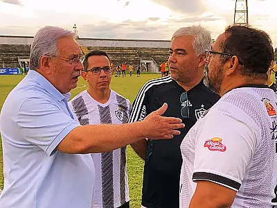 Em visita à Corumbá, presidente da FFMS discute melhorias na base e no Arthur Marinho